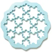 Lékué Koekjes Uitsteekvorm Sneeuwvlokjes - Blue