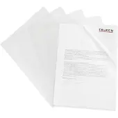 Exacompta transparante documenthouder, DIN A4, gekorreld, 100 stuks, transparant