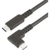 StarTech.com 1m USB-C Kabel, Robuuste Haakse USB 5Gbps Type C Kabel, 100W (5A) Power Delivery, 4K 60Hz DP Alt Mode - Thunderbolt Compatibel