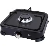 Jata JECG2721, Zwart, Werkblad, Gas, 1 zone, 1 zone, Draaibaar