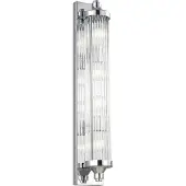 FEISS Wandlamp Paulson, chroom / zilver, Woon-/ Eetkamer, metaal, Wandlamp