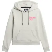 Superdry Sweatshirt lichtgrijs / pink