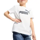 Puma Shirt 'ESS No. 1' zwart / wit