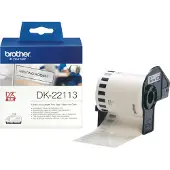 Brother DK-22113 Etiket Zwart op transparant (62 mm)