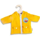 Heless Poppenkleding Dubbelzijdige Jas Geel/blauw 28-35 Cm