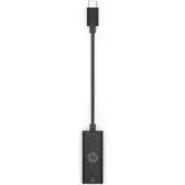 HP USB-C naar RJ45-adapter G2 interfacekaart/adapter RJ-45 (USB-C, RJ45/LAN (1x)), Netwerkadapter, Zwart