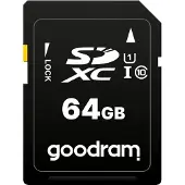 Goodram S1A0, 64 GB, SDXC, Klasse 10, UHS-I, 100 MB/s, 10 MB/s