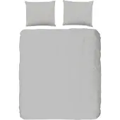 Pure Dekbedovertrek Micropercal Uni - light grey 140x200/220cm