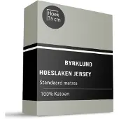 Byrklund Hoeslaken Katoen - Jersey Stretch - Groen 80 x 200 cm