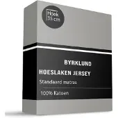 Byrklund Hoeslaken Katoen - Jersey Stretch - Taupe 180 x 220 cm