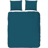 Pure Dekbedovertrek Micropercal Uni - petrol 200x200/220cm