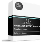 Luna Bedding Hoeslaken - Jersey Stretch - Wit 160 x 200 cm