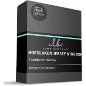 Luna Bedding Hoeslaken - Jersey Stretch - Zwart 140 x 200 cm
