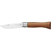 Opinel zakmes No. 6 Luxury Range, RVS, walnoothout