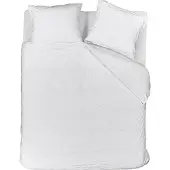 Rivièra Maison Dekbedovertrek Elegance Wit Katoen-200 x 200 / 220 cm | 2-Persoons