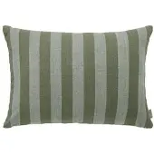Fonq Linen Stripe Sierkussen 40 x 60 cm - Groen