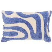 Fonq Wave Sierkussen 40 x 60 cm - Blauw