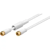 Goobay F-connector kabel - Plat - 10 meter -