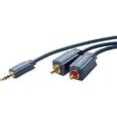 ClickTronic 3.5 mm AUX to RCA Adapter Cable, Stereo 3 m