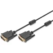 Digitus AK-320101-100-S DVI kabel 10 m DVI-D Zwart