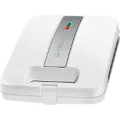 Clatronic ST3629 Sandwich toaster Wit, Zilver