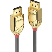 Lindy 36296 DisplayPort-kabel DisplayPort Aansluitkabel DisplayPort-stekker, DisplayPort-stekker 10.00 m Grijs