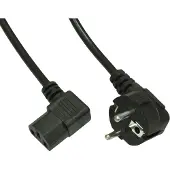 Akyga AK-PC-02A electriciteitssnoer Zwart 1,5 m CEE7/7 IEC C13