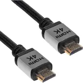 Akyga AK-HD-30P HDMI-kabel HDMI Aansluitkabel HDMI-A-stekker 3.0 m Zwart 4K UHD