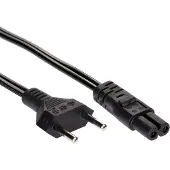 Akyga Voedingskabeladapter Voor Notebook/Laptop, 2-Pins Iec C7