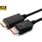 Microconnect MC-DP-HDMI-10004K DisplayPort kabel 10 m Zwart