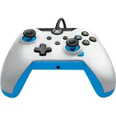 PDP Wired Controller Xbox Series X White - Ion (Blue)