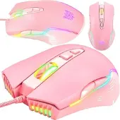 Onikuma Gamingmuis CW905, roze