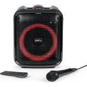 BigBen Interactive PARTYBTHPMAX, 1.0 kanaal, 200 W, Draadloze, Draagbare mono speaker, Zwart, Zwenkbaar