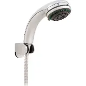 Hydroland Douchekop rond zilver-chroom met houder en slang Vena