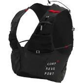 Compressport - Trail / Running rugzakken en riemen - UltRun S Pack Evo 15 Black voor Unisex - Maat L - Paars