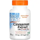 Doctors Best - Kaneel Extract met CinSulin, 250 mg - 120 Vegetarische Capsules
