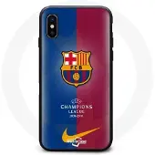 MANIACASE Coque iPhone XS Max Barça