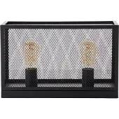 Brilliant Maze - Tafellamp - E27 Max 2x60W - Zwart