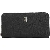 Tommy Hilfiger Portemonnee zwart / zilver