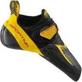 La Sportiva - Klimschoenen - Solution Comp Black/Yellow voor Heren - Maat 41,5 - Zwart