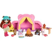 Enchantimals With Camping Bears And Accessories Mini Doll Roze Kinderen