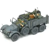 Tamiya German 6x4 Truck Krupp Protze with Three Figures