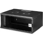 Digitus DN-49201 19inch-wandkast (b x h x d) 540 x 240 x 400 mm 4 HE Zwart, Zwart (RAL 9005)