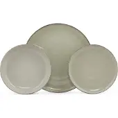 Hermia Concept 18-delige serviesset Loods | porselein groen 27x27x2 cm serviessets | NADUVI