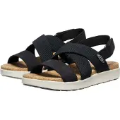 Keen Elle Criss Cross Black/birch Size: 38 | Sandals Outlet | Dames | Zwart
