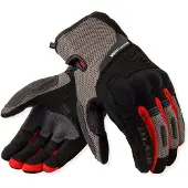 REV'IT! REV’IT! Cavern Zwart Grijs Rood Handschoenen Maat 2XL