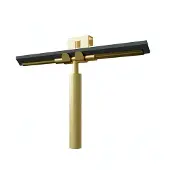 Guido Gusto Douchewisser inclusief ophangsysteem 25cm mat goud