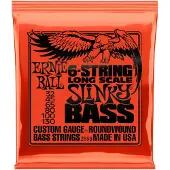 Ernie Ball 2838 Slinky 6 String Long Scale Bass Set 32-130