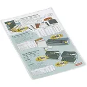 Esselte Economy Showtas- A4 formaat - 100 stuks - Transparant