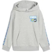 Puma Sweatshirt 'Puma x Hot Wheels' lichtblauw / geel / grijs / zwart